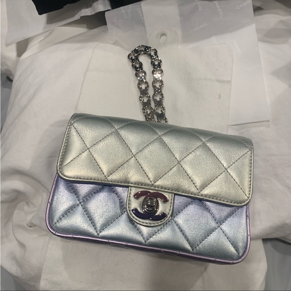 NWT Chanel Clutch on chain small flap style